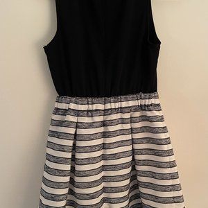 Dress black and white